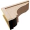 Ekena Millwork 8"W x 24"D x 16"H Classic Bryant Rough Cedar Woodgrain TimberThane Corbel, Primed Tan CORUR08X24X16BRYRCPR - alternate 6